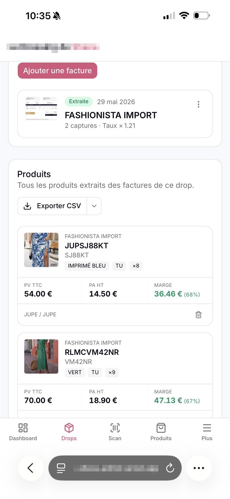 Interface IA Système Excelia - version mobile
